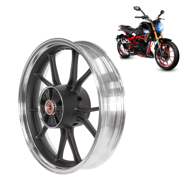 Rin Completo Trasero Aspas Moto Nitrox 250 Negro Mate Kinlley