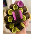 thumbnail image 7 of Xnicx 40pcs Hair Roller Curlers to sleep In for Long,Short Hair Includes 30pcs Hair Rollers With 10 Pcs Hair Clips Self Grip Heatless Curlers  Hair for Women Jumbo Large  Sizes(57,45,33, 23,13mm), 7 of 7