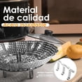 thumbnail image 3 of Cesta Vaporera Cestillo Plegable 30 cm Para Cocer a Vapor De Acero Inoxidable, 3 of 4