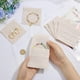 thumbnail image 3 of 24 bolsas de microfibra para joyería, de gamuza color encaje antiguo, para guardar joyas, de lujo, para regalo., 3 of 9