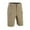 A-Khaki23, variant on Men Versatile Trousers Solid Color Button Down Cargo Pants With Multi Pockets Comfort Daily Wear