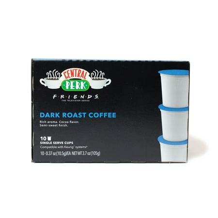 The Coffee Bean & Tea Leaf Central Perk Kcup Coffee Pods, Dark Roast, 10 Count for Keurig