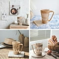 thumbnail image 4 of Monfince Iced Coffee Cup Sleeve Rattan Woven Sleeves Cup Cover Holder Idea for 30oz - 32oz Tumbler Cup, 4 of 9