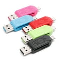 thumbnail image 3 of 2-IN-1 Micro USB 2.0 OTG SDXC TF SD Memory Card Reader For Android Smartphone PC, 3 of 8