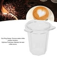 thumbnail image 3 of 51mm Portafilter Dosing Cup, Clear Coffee Dosing Cup 100ml Coffee Powder Feeder Sniffing Mug Thickened PC Anti Static Transparent Coffee Machine Accessory For Portafilter, 3 of 8