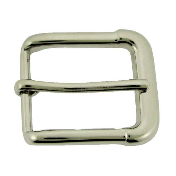 1" (25 mm) Prong Belt Buckle Silver Nickle Free Strap Leather Rodeo Costume New