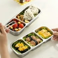 thumbnail image 7 of 2Pack Food Storage Containers with Airtight Lid, Stainless Steel Snack Containers, Leak Proof Metal Lunchbox with Compartment and Spoon, Lunch Box Bento Box for Home ,Office, Travel, Meal Prep, 7 of 7