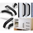 thumbnail image 2 of Laklulu Juego de 10 tiradores negros para muebles de cocina, tiradores para armarios, puertas de cocina, armarios, muebles, distancia central de 128 mm, 2 of 5