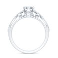 thumbnail image 2 of Designer Cubic Zirconia Engagement Ring for Women (0.75 CT), 10K White Gold, US 9.00, 2 of 9