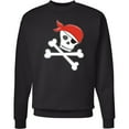 thumbnail image 2 of Inktastic Pirate Skull and Crossbones Adult Sweatshirt, 2 of 4