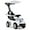 White, variant on Gymax 3-in-1 Sliding Walker w/ Adjustable Canopy Horn Music & Light for Boys & Girls Red