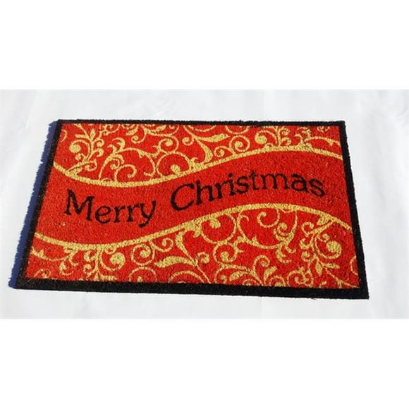 JMJ LE 1617 Merry Christmas Coir Door Mat