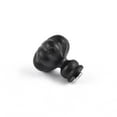 thumbnail image 3 of Cabinet Hardware Knob Black Wrought Iron Floral Mission Design 1" Dia. Set of 4, 3 of 9