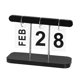 thumbnail image 1 of Calendario perpetuo diario plegable shaofei para escritorio reutilizable color Negro, 1 of 5