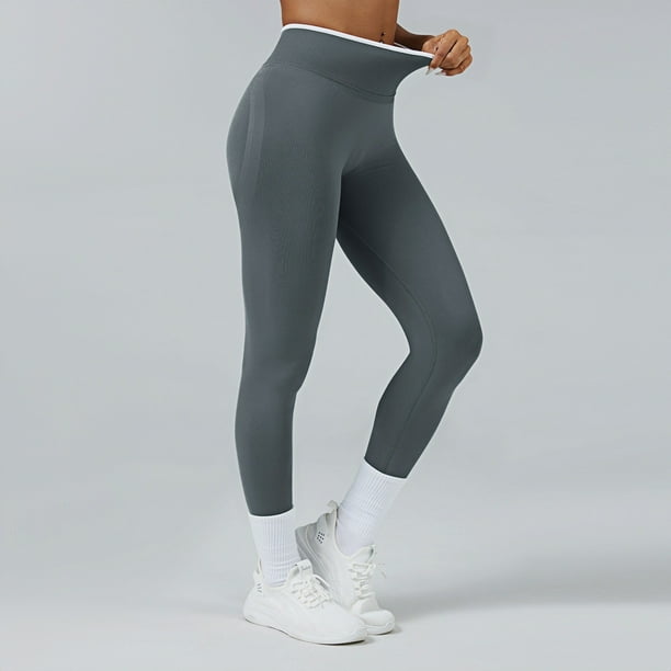 WILLBEST conjunto de Pantalones de Yoga de Cintura Alta para Mujer, Leggings de Entrenamiento Sin Costuras con Sujetador Deportivo, Gimnasio, Running, Cómodos Y Elásticos, para Uso Diario Chica