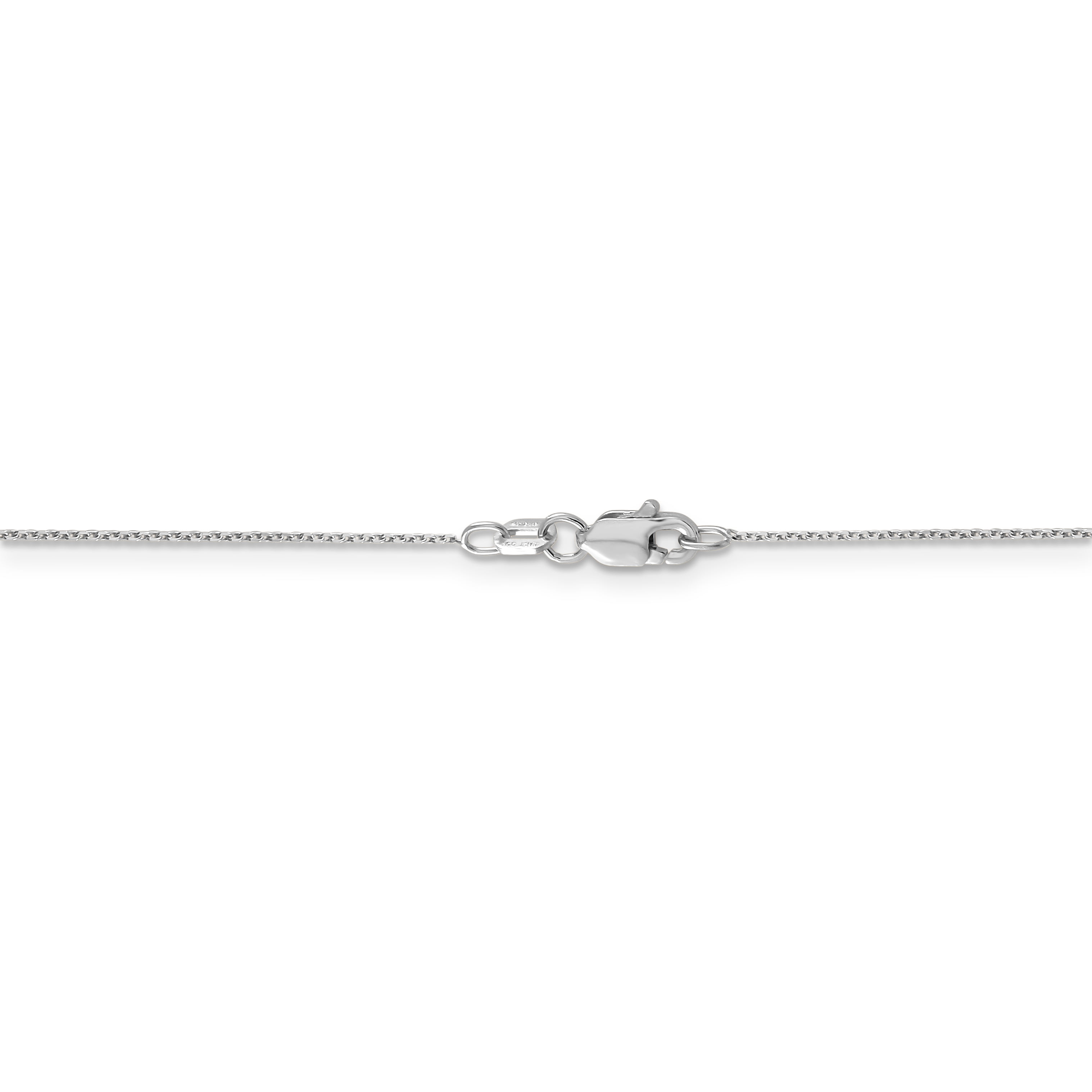 14K Gold .65mm Diamond Cut Cable Chain 18