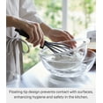thumbnail image 4 of Yamazaki Home Floating Whisk, Black, Silicone + Nylon, Dishwasher Safe, Floating Design, No Assembly, 4 of 7