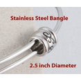 thumbnail image 2 of Lighthouse Bracelet | Stainless Steel Bangle Charm Bracelet, 2 of 2