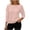 A-Rose Gold, variant on CLOISE Sweater Tops for Women Long Sleeve Cut Out Knit Crew Neck Casual Pullover Solid Color Shirt Fall Loose Outfits White XS