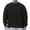 Black, variant on Dvprdro Oversized Sweatshirts for Men Crew Neck Long Sleeve Sweat Shirts Casual Comfy Pullover