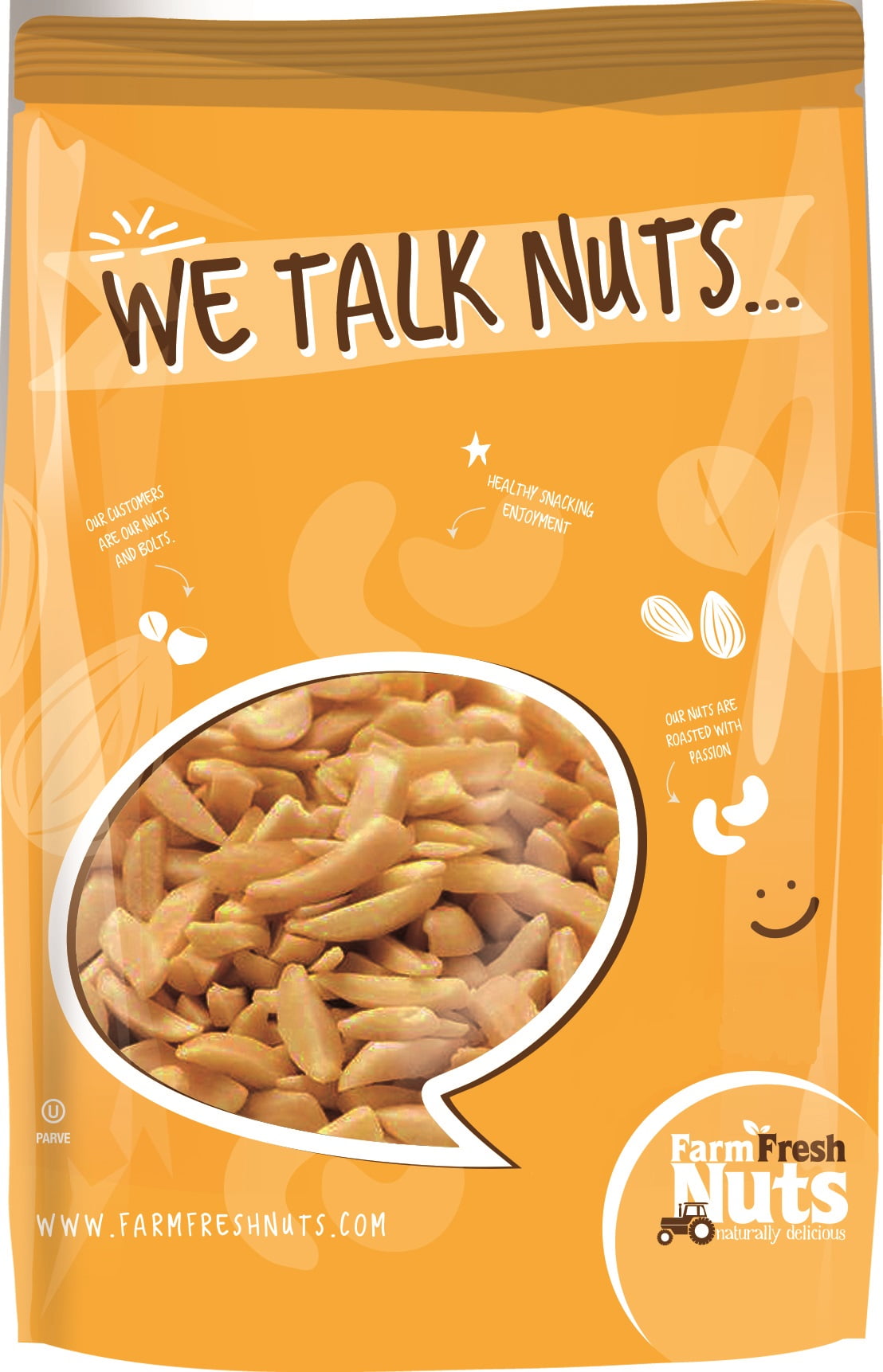 Dry Roasted Slivered Almonds Unsalted