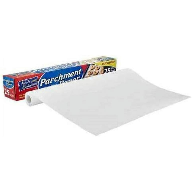 Nicole Collection Kitchen Parchment Paper Roll 25 Square Feet 12x25'' BULK  (25 Square Feet (1 Package))