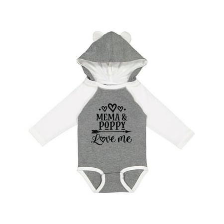 

Inktastic Mema and Poppy Love Me Gift Baby Girl Long Sleeve Bodysuit