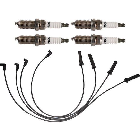 Spark Plug Wire Set with Spark Plugs 5 Piece - Compatible with 1994 - 1995 Chevy S10 2.2L 4-Cylinder