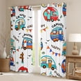 thumbnail image 2 of jejeloiu Cartoon Camper Car Black Out Curtains,Colorful Rv Curtains Pack of 2 (42x63 Each),Happy Camping Bedroom Curtains For Girsl Boys,Microfiber Bedroom Decor, 2 of 6