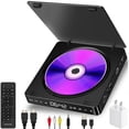 thumbnail image 1 of Mini CD Player Home DVD/VCD Hd Video Dvd Player Hifi Stereo Speakers 1080P Portable DVD Player for TV(US Plug), 1 of 5