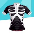 thumbnail image 2 of EeaseCA Men's Breathable Shirts Fast Drying Skeleton Pattern Short Sleeve Biker Jerseys Cycling Gear Size L, 2 of 7