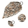 thumbnail image 3 of Unique Bargains 1 Pc Snake Pattern Triangle Ribbon Hair Elastic Band Dark Coffee Color, 3 of 5