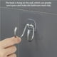 thumbnail image 2 of Ganchos Adhesivos Fuerte Pegajosidad Gancho De Pared De Servicio Pesado Gancho De Toalla De Bata De Acero Inoxidable Colgante Sin Perforaciones Para Baño Cocina Advancent HA016331-00, 2 of 7