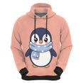 thumbnail image 2 of SCRAWLGOD Cute Penguin Pullover Hoodies for Women Trendy Plus Size L Crewneck Sweatshirt Women Long Sleeve Women's Hoodie Sweater Comfy Hoddie Womens Graphic, 2 of 6
