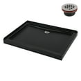 thumbnail image 6 of Streamline NT-2132-48BL-RH 48 in. x 36 in. Corner Acrylic Shower Base in Glossy Black with Right Hand Drain, ABS Drain Included, 6 of 9