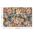 thumbnail image 5 of Pioneer Flower Floral Print Flannel Non Slip Door Rugs,Washable Door Mats Indoor,Decorative Door Mats,Dirt-Resistant and Absorbent Doormat for Entrance,Bedroom,Kitchen,Bathroom,23.5"x16", 5 of 5