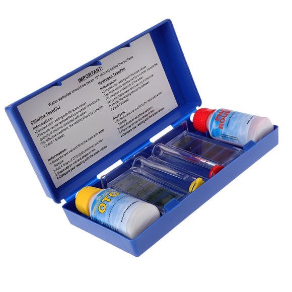 Becaristey Swimming Pool Test Kit Water Quality Tester Accurate Practical Effective Water Test Kit Swimming Pool Water Test As Shown 1Set