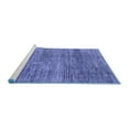 thumbnail image 2 of Ahgly Company Machine Washable Indoor Rectangle Abstract Blue Modern Area Rugs, 7' x 10', 2 of 4