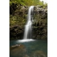 thumbnail image 2 of Hawaii Maui Hana The three Waikani Falls with a clear blue pond on The Road To Hana Poster Print, 2 of 4