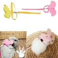 thumbnail image 5 of SHELLTON 2 Pcs Rabbit Traction Rope Rabbit Pulling Rope Practical Ear Rabbit Supply (Pink ,Yellow), 5 of 5