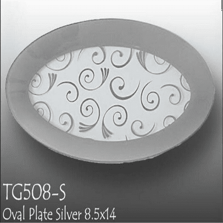 Gac Tempered Gl Oval Platter Serving Tray And Decorative Plate Gac Tempered Gl Oval Platter Serving Tray And Decorative Plate Unbreakable Chip Resistant Oven
