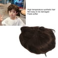 thumbnail image 4 of Pelo Corto Ondulado Para Niño, Textura Esponjosa, , Sintético, Marrón Oscuro, Peluca Corta Rizada Para Niño, Realista Para Niños Para Halloween, 4 of 7