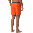 thumbnail image 3 of INSPIRE CHIC Men's Contrast Color Elastic Waist Lining Surfing Drawstring Swimming Shorts 32 Orange, 3 of 6