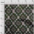thumbnail image 1 of oneOone Viscose Jersey Fabric Geometric Kasuri Print Fabric BTY 60 Inch Wide, 1 of 5