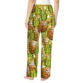 thumbnail image 3 of Pajama Pants Women, Tropical Summer Fruit Sweatpants Soft Sleep Lounge Pants, Casual PJ Bottoms Pants with Pockets, 3 of 5