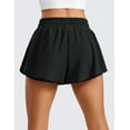 thumbnail image 3 of CRZ YOGA 2 in 1 Flowy Running Shorts for Women High Waisted Athletic Skorts, 3 of 6