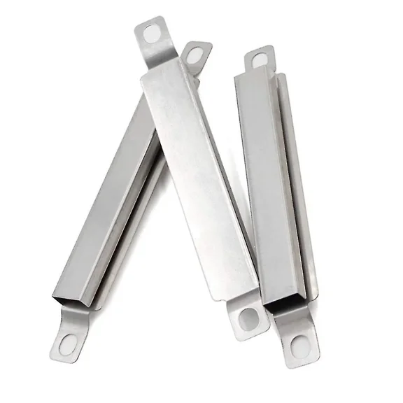 3pcs Adjustable Bbq Steel Crossover Tubes Stainless Steel Grill Heat Tent Channel Burner Replacement Kits Parts For Gas Grill White