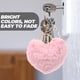 thumbnail image 5 of KAKOWELY 4 llaveros de corazón de San Valentín, llavero de peluche con forma de corazón, colgante para mochila o bolso, decoración., 5 of 5