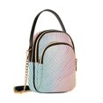 thumbnail image 7 of FORMRS Crossbody Bag for Women Shoulder Cell Phone Purse with Zipper, Wavy Striped, 7 of 7