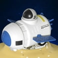thumbnail image 3 of Dsseng Jouets de Voiture Spatiale à Pousser et à Lancer pour Tout-Petits, Ensemble de Jouets de Voiture à Friction et Inertie, Thème Spatial, Voitures à Pousser pour Tout-Petits, Fusée Spatiale, Jouet de Navire avec Astronautes, 3 of 8